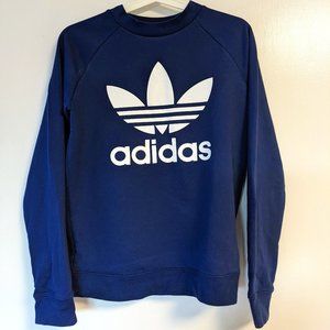 Adidas Originals navy sweatshirt crewneck size XS